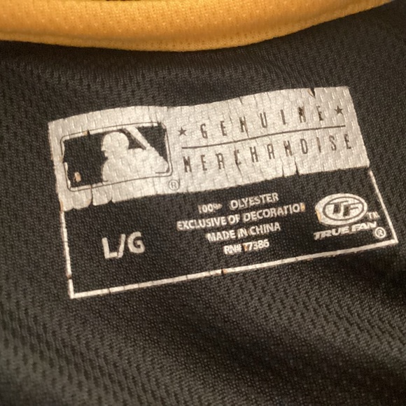 Pittsburgh Pirates Mens Baseball Jersey size large True Fan - Picture 6 of 7